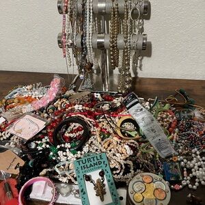 Assorted Jewelry Collection lot 6+pounds